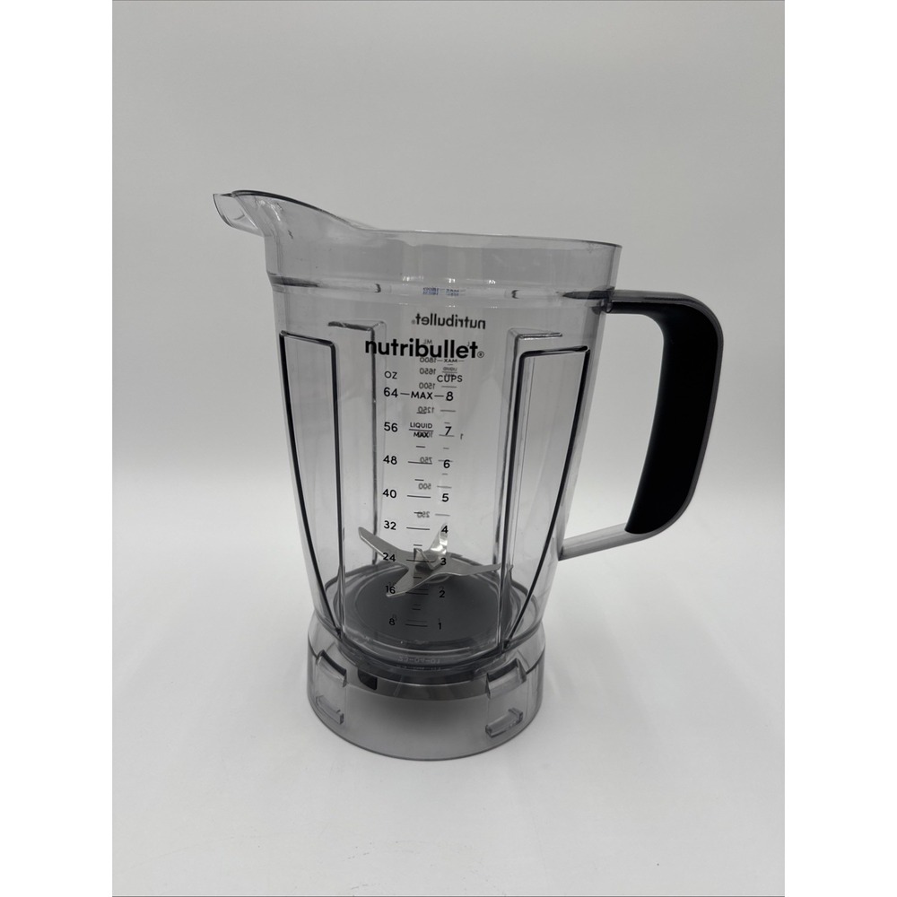 NutriBullet NBC-12A 64oz 8 Cup Pitcher With Blade ONLY -Lid NOT Included-